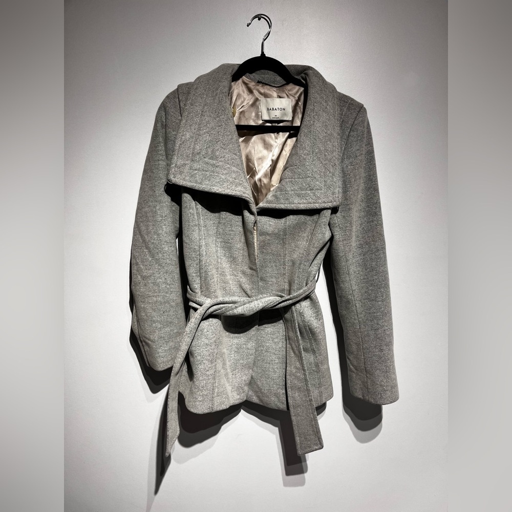 Aritzia Babaton Wool/cashmere black coat